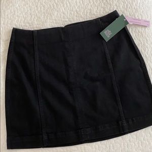 NWT wild fable black denim mini skirt